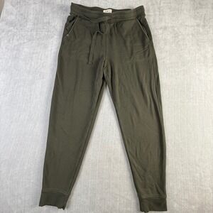 Lou & Grey Signaturesoft Plush Joggers Olive Green Womens Medium Sweatpants